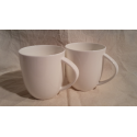 Lot de 2 mugs maxi blanc